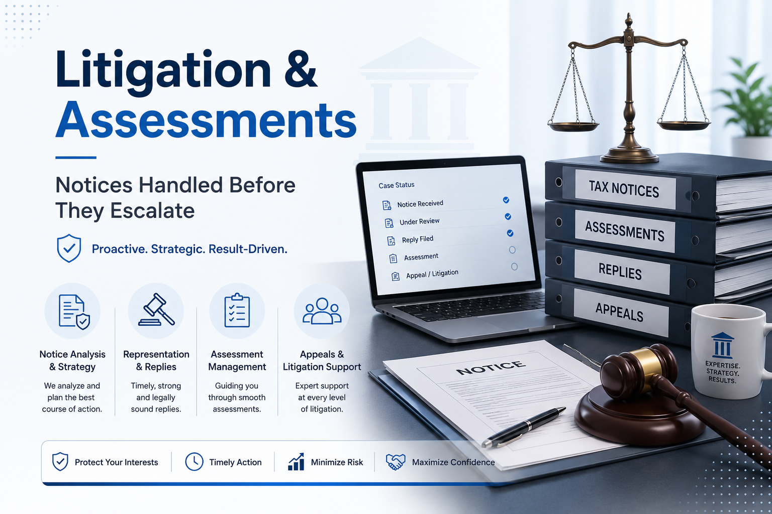 Tax litigation and department representation